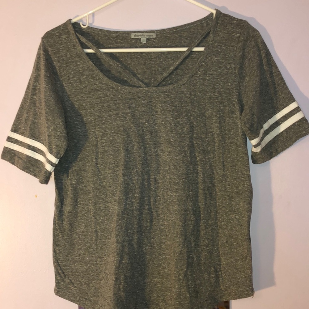 Charlotte Russe Short Sleeved Shirt